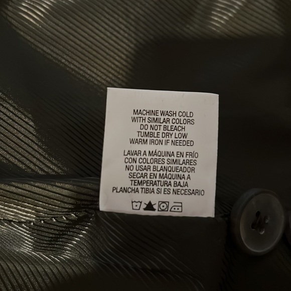 Men’s Grey Structure Collection Small/Slim Blazer - Picture 10 of 12